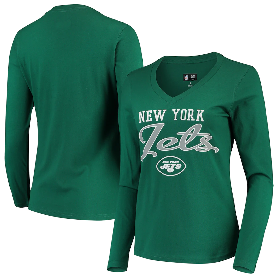 Women's New York Jets G-III 4Her by Carl Banks Green Post Season